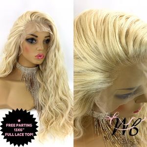 Bleached Blonde | 13x6” Full Lace Top Wig